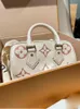 Designer tygväska kvinna axel väska snabba handväska lady rese väskor mode koppling väskor brun gitter purses ny bredd rem lyxys ficka m45948 canvas läder