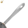 Outils de mesure, tasse en métal en acier inoxydable 304, cuillère de cuisson épaisse à Long manche, Jigger en cuivre, accessoires de cuisine