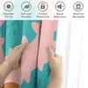Cortina dos desenhos animados girafa de alta qualidade tecido poliéster cortinas blackout lavável à mão para crianças quarto do bebê sala estar decoração