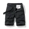 Shorts pour hommes Graffiti Summer Hommes Cargo Coton Coupe décontractée Solide Court 2023 Printemps Pantalons décontractés Vêtements sociaux