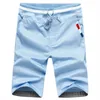 Herr shorts bomull casual smal manlig Bermuda maskulina män khaki Harlan Man Boardshorts Beach 5 Färg