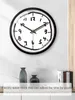 Wall Clocks 2023 Clock Fashion Radio Controlled Free Punch Creative Silent Home Decor Automatic Time Synchronization