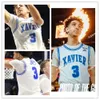 Xavier Musketeers Basketball Jersey 20 Dayvion McKnight 24 Abou Ousmane 31 Ian Sabourin 50 Gytis Nemeiksa 51 Logan Duncomb Xavier Jerseys Custom 3 Colby Jones