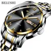 Armbanduhren Herren Markenuhr BELUSHI Edelstahl Top Business Datum Uhr Wasserdicht Leuchtende Uhren Herren Luxus Sport Quarz Handgelenk