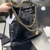 2023 Handväska Maggievluxry 22bag denim Grand Shopping Bag Tote Travel Designer Kvinna Sling Body dyraste handväska med silverkedja Gabrielle Quiltede6