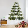 1PC, świąteczna girland, symulowana sosna drzewa wewnętrzna wisząca ściana na dziedzińcu, świąteczny wystrój domu wiszący ścianę, symulowana choinka, wisiorek świąteczny