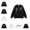 Good quality autumn and winter new cotton crewneck hoodie men and women with the same letter graffiti printed baggy topS-XL