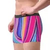 Onderbroeken Regenbooggestreept ondergoed Boxershorts met kleurrijke print Trenky herenslipjes Elastische shorts Slips Verjaardagscadeau
