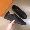 Luxemburg sneakers mens skor mode casual sko man designer tränare great klassisk blomma tryckt läder lyx sneaker 03