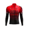 Ensembles de maillots de cyclisme Automne dégradé couleur HUUB maillot de cyclisme à manches longues vêtements de cyclisme sport respirant Jersey hommes vélo de route vtt pantalon 231021