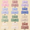 Hair Accessories 20 Sets/Lot Mom And Baby Knot Bow Nylon Turban Headband Mother Daughter Soft Headwear