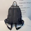 Mochila feminina à prova d'água, mochila nova de tecido oxford com aba e cordão casual, mochila de boneca personalizada