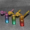 hochwertige Glas-Ölbrenner-Bong-Shisha-Bubbler mit Doppelmatrix-Perc-Glas-Aschefänger mit 10-mm-Ölbrenner-Wasserrohr