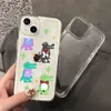 Özet Graffiti Dinozor Apple 15Promax Telefon Kılıfı için Uygun iPhone 14 Şeffaf 12/11 PRO Her Şey Dahil XL