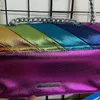 Abendtaschen 2023 Neue UK-Marke Regenbogen-Damenhandtasche Wellenmuster Adlerkopf-Symbol Vorderverbindung Vogelkopf-Körpertasche Patchwork-Umhängetasche