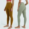 Active Pants 2023 Kvinnor Nylon Yoga Leggings med logotyp andningsbar hög midja höftlyftningsträning träning gym utomhus cykling jogging