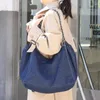 Sacos de noite Azul Denim Grande Sacola Com Corrente Para Mulheres - Casual Canvas Shopper Ombro