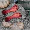 Décorations de jardin, fausses mains, accessoires cassés pour Halloween, bras, outils d'ornement d'halloween, fournitures de farces pour maison hantée