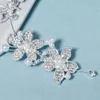 Hair Clips 4SET Shinning Rhinestone Pearl Headbands Ladies Band Accessories Bridal Wedding Jewelrys Wholesales