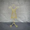 Sieradenzakjes 2023 Vintage Creatieve Display Rack Stand Oorbellen Ketting Organizer Goldern Showcase Houder