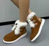 Boots Women's Snow Boots Faux Fur Long Plush Ankle Boots Women Elastic Band Warm Winter Botas Mujer Non-Slip Cotton Padded Shoes Q231012