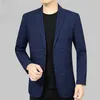 Costumes pour hommes Hommes Costume Veste Printemps Automne Casual Lâche Business Blazer Masculino Mode Solide Manches Longues Bouton Costume Homme D75