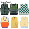 Damesvesten Japanse stijl Schattig dames truivest Gedrukt Mouwloos Los bovenkleding Gebreid vest 2023 Vintage Y2K Herfsttruien Tops 231023