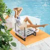 Transparant helder opblaasbare bankstoel stoel tuin draagbare luchtbank patio opblaasmeubilair voor kamperen buiten strandkamer volwassenen tiener web beroemdheid foto's maken