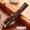 Sea Willow Cigarette Holder Dual Filter Carved Sea Willow Cigarette Set Coarse Medium and Fine Three Purpose Washable Gift Gifts for Men and Women