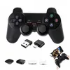 Kontrolery gier 2.4G bezprzewodowy kontroler PS2/PS3 zdalny gamepad z Androidem/telewizor/telewizor/inteligentny telewizor joystick wibracje PC