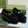 Модельные туфли, женские шлепанцы Horsebit, мужские и женские туфли на плоской подошве Rincetown, повседневная обувь из натуральной воловьей кожи, классические лоферы с круглым носком, мужская фабричная обувь