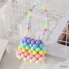 Handbags DIY Handmade Woven Bags for Kids Girls Fashion Accessories Bag Baby Toddler Party Purse