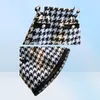 2021 NOWOŚĆ Spring Autumn Girls Zestawy odzieży Plaid Płaszcz+spódnica 2PCS Zestaw dla dzieci garnitur dziecięce stroje 4328086