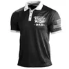Men's Polos Vintage T-Shirts 3d Printed Old Men Club Polo Shirt Casual Summer Tshirt Retro Pattern Short Sleeve Top Oversized Clothing
