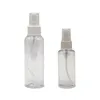 Plast parfymflaskor PET 2 ml 3 ml 5 ml 10 ml 30 ml 50 ml 60 ml 100 ml atomizer transparent tom mini återfyllbar spraybehållare bärbar s furq