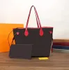 top 2pcs High Qualitys Women Bags Handbags Ladies Designer Composite Bags Lady Clutch Bag Shoulder Louiseitys wallet viutonitys vuttonity Lvity