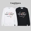 Casa Herr Hoodies Sweatshirts Casa Blanca Temple Sweatshirt Men Women Terry Tennis Club High Quality Hoodie Round Neck Long Sleeve 5727