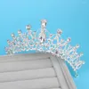 Haarspangen Hochzeit Braut Brautjungfer Kristall Krone Stirnband Dame Mädchen Tiara Braut Kopf Ornament Zubehör