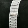 X5BI Hip Hop Handmade Iced Out Mossanite Quartz Pass Diamond Tter Vvs Moissanite Mechanical Watch