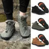 Botas de inverno para homens mulheres neve descalço sapatos casuais ao ar livre sapatos de trabalho senhoras pele quente homens tornozelo sapatos masculinos botas de neve 231023