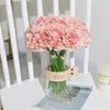 Kwiaty dekoracyjne sztuczna jedwabna piwonia na bukiet ślubny dom domowy stół salonu faux kwiat myskowy hurtowa kropla