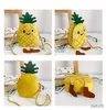 Sacs à main Beaux enfants porte-monnaie Mini sac à bandoulière garçon enfants cadeau Mini portefeuille sacs à main mignon dessin animé ananas bébé filles sacs à bandoulière