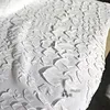 نسيج الملابس 45 سم 113 سم/قطعة الطحلب الخاصة ثلاثية الأبعاد مصمم ديي الشيفون الإبداعي