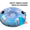 Snowboard Sci Anello da sci gonfiabile PVC Addensare Tubo da slitta da neve con manico Inverno Neve Sci Giro Giocattolo Sci Tavola Slitta Regalo di Natale per bambini 231021