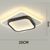 Taklampor LED Porch Light Entrance Hall Nordic Simple Corridor Aisle Golden Worchroom Balcony Lamp AC110-220V