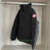 Piumini parka da uomo canadesi di design giacche invernali con cappuccio per esterni giacca canadese coppia cappotto d'oca verde M1023