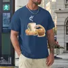 Herren Tank Tops Chai Latte Banana Nut Muffin And A Ball Python T-Shirt Grafik T Shirts Ästhetische Kleidung Schwarz Für Männer