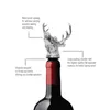 Bar Tools LMETJMA Stainless Steel Deer Stag Head Wine Pourer Unique Bottle Stoppers Aerators KC08181 231023