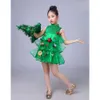 Cosplay Christmas Costume Women Designer Cosplay Costplay Kostium Dziewczyny Dziewczyny Dziewczęta choinka sukienka Performance Green Elf