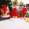 Dia Chapéu de Natal Decoração do Dia Chapéu de Pelúcia Chapéu de Papai Noel para Adultos e Crianças